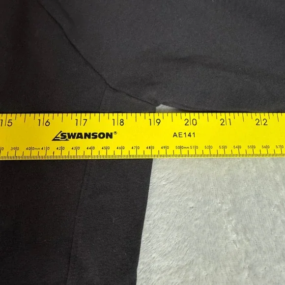 NWOT American Giant Women's Moto Dress M Black Long Sleeve Athleisure - Picture 11 of 13